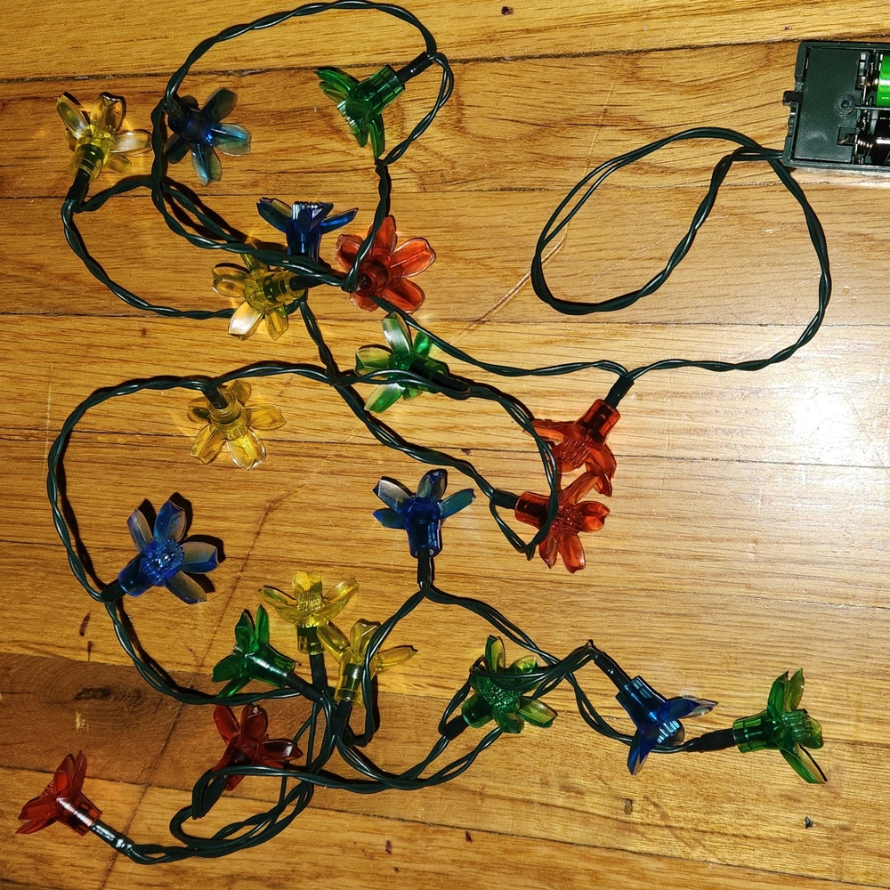 Colorful Flower String Lights